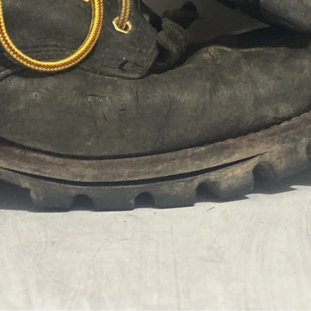Chippewa Mens 9.5 Black Paladin Logger Boots Leather‎ Waterproof 73050 Vibram